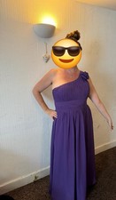 Purple Full length Dress Size 16