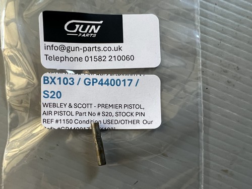 Spare part for - webley, &