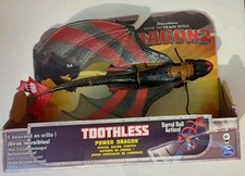 Rare Spin Master How To Train Your Dragon 2 Toothless Power Dragon + Box 