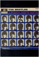 THE BEATLES A HARD DAY'S NIGHT MONO VINYL  ALBUM 1ST PRESSING XEX 481 3N/482 3N