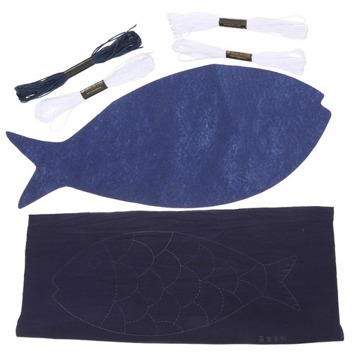 Sashiko tea mats kit - sashiko,