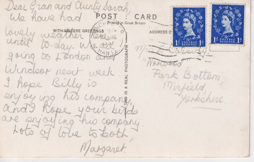 Postcard genealogy mrs - genealogy,