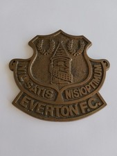 Vintage Everton badge in Brass