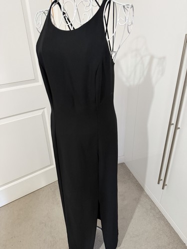 Long black dress - long,