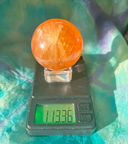 Honey calcite large - calcite,