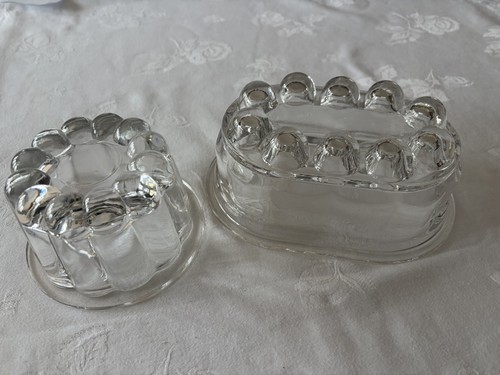 Vintage glass jelly - vintage, moulds