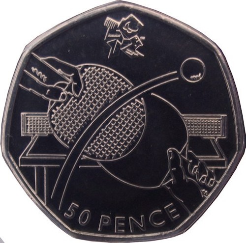 Olympic 50p coins - 50p,