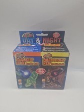 Zoo Med Daylight Blue & Nightlight Red Reptile Bulb, Combo 2 Pack