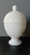 Urn Sweet Dish Egg Shape White
