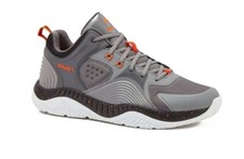 AND1 Men's Gray Lace-up Mid Top Athletic Basketball Sneakers Shoes: 8-13