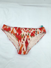 Fat Face Lora Paradise Ikat Bikini Bottom Size UK12 Ivory Red New F2