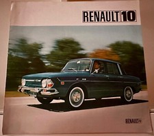 Renault R10 US Version Brochure Brochure 1968 24.5x24.5cm Original 6S. german