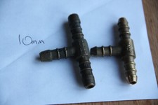 10mm TEE Hose Connector Compression Coupling LPG Gas Copper Pipe