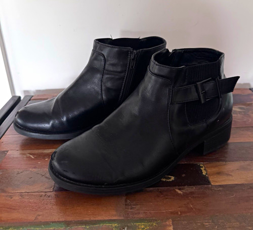 Evans women black leather - women’s,