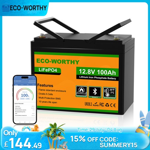12v 100ah lithium leisure - lithium,