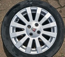 ROVER 25 45 15 " INCH 12 SPOKE ALLOY WHEEL RIM & TYRE 185/55/R15 