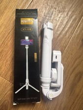 XT-10S Selfie Stick Tripod with Fill Light | Box opened never used Xmas gifting