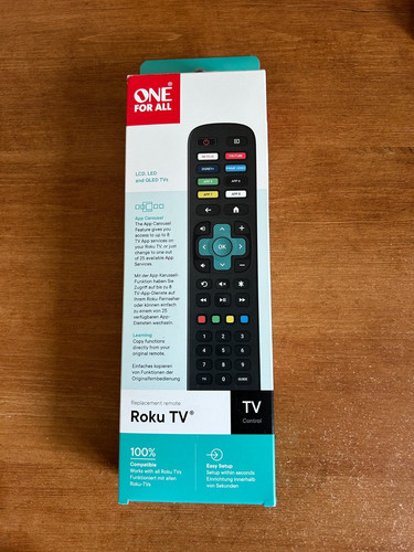 One for all remote control - remote,