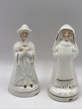 Staffordshire Potteries Sister Hallahan & Pere Moulaert Candle Snuffers c1850
