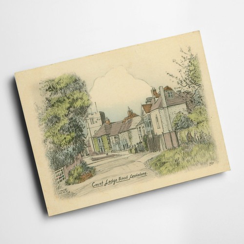 Print vintage kent - a4,
