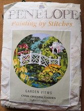 ORIENTAL GARDEN  in Long Stitch by Penelope