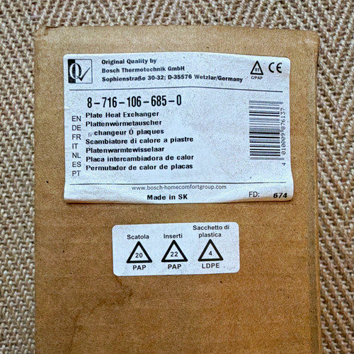 Bosch domestic hot water plate - bosch,