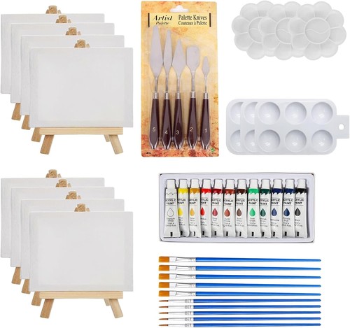 Pcs mini canvas and - 49,