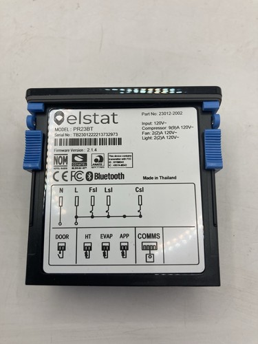 Elstat pr23bt 120v temperature - elstat,