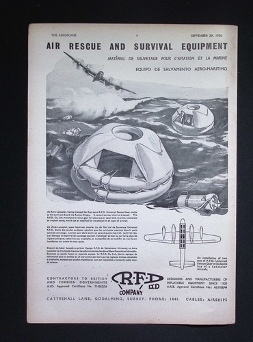 Original 1950 advert rfd - original,