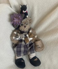 Bearington Collection Ima Spinster Bear, aka “Crazy Cat Lady Bear” 1990s