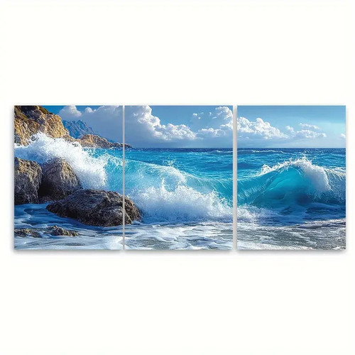 3pcs ocean waves action - 3pcs,