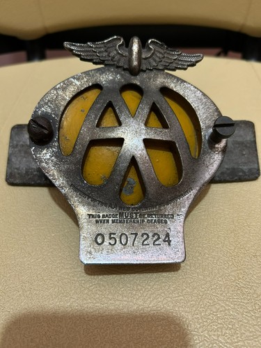 Vintage badge with original - vintage,