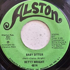 Betty Wright ** Baby Sitter / Outside Woman - 1972 Ex Con US Import 7"