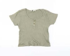 Miss E-vie Girls Green Cotton