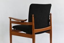 Vintage Finn Juhl Model 192 Danish Teak Chair by France & Son