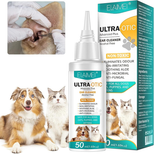 Dog cat ear drops 50ml - ear,
