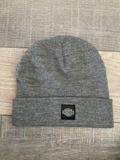 HARLEY-DAVIDSON Grey Beanie Hat One Size