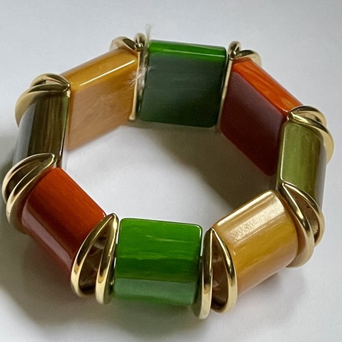 Vtg chunky marbled - chunky, bakelite
