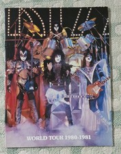 KISS World Tour Programmes 1980 1981 Unmasked