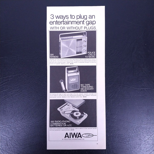 1960s aiwa radio tape - 1960s,