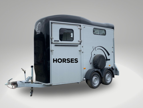 Horses horse box trailer - horses, /
