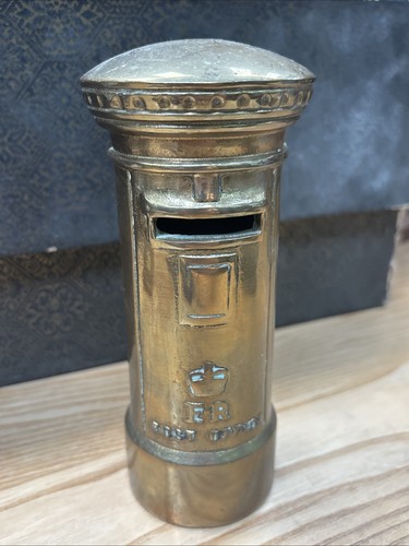 Brass london post box money - post,