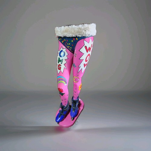 Funky popart manequin - popart,