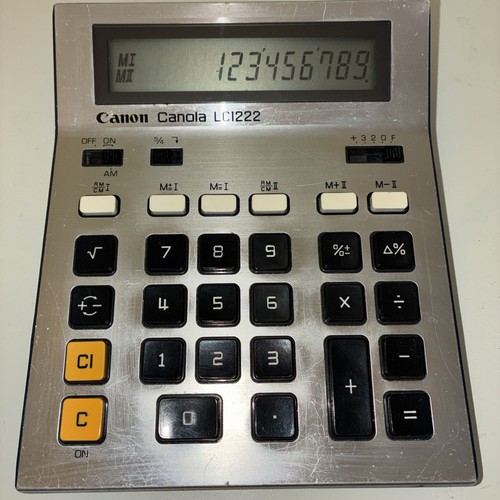 Vintage canon canola lc1222 - vintage,