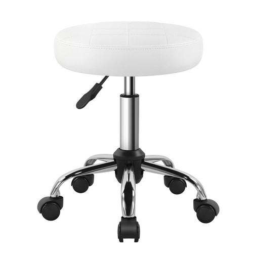 White classic swivel stool - white,