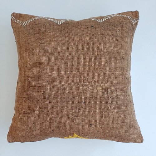 Moroccan cactus silk cushion - moroccan,
