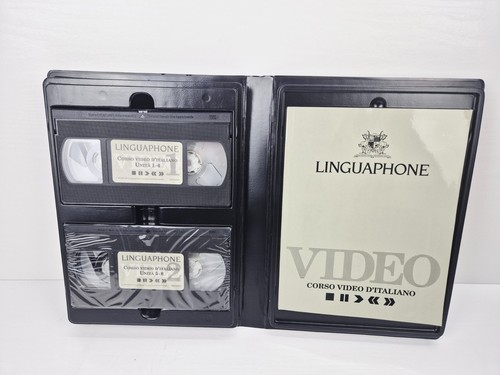 Linguaphone italian course - italian, vhs