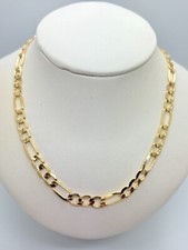 9ct Yellow Solid Gold Figaro