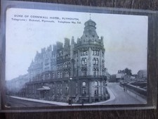 Duke Of Cornwall Hotel Plymouth Devon Real Photo Postcard Posted 1934
