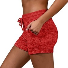 Womens Summer Solid Shorts